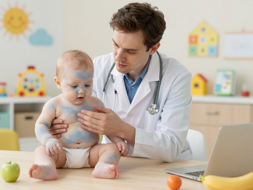 Veszélyes tünet a babánál: minden, amit a kék bébi szindrómáról tudnod kell