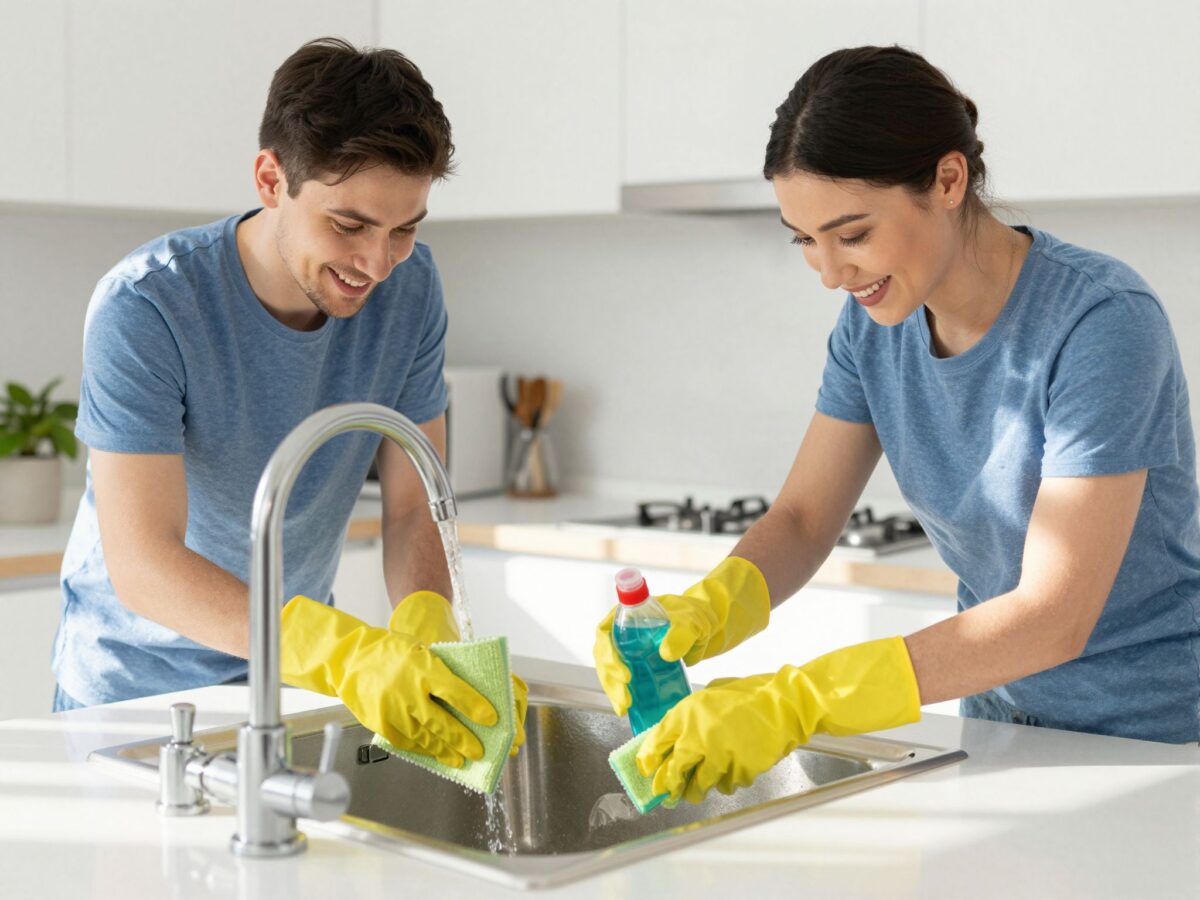 Vízkő ellen a konyhában: ez a két egyszerű tipp ragyogóvá teszi a csapot és a mosogatót