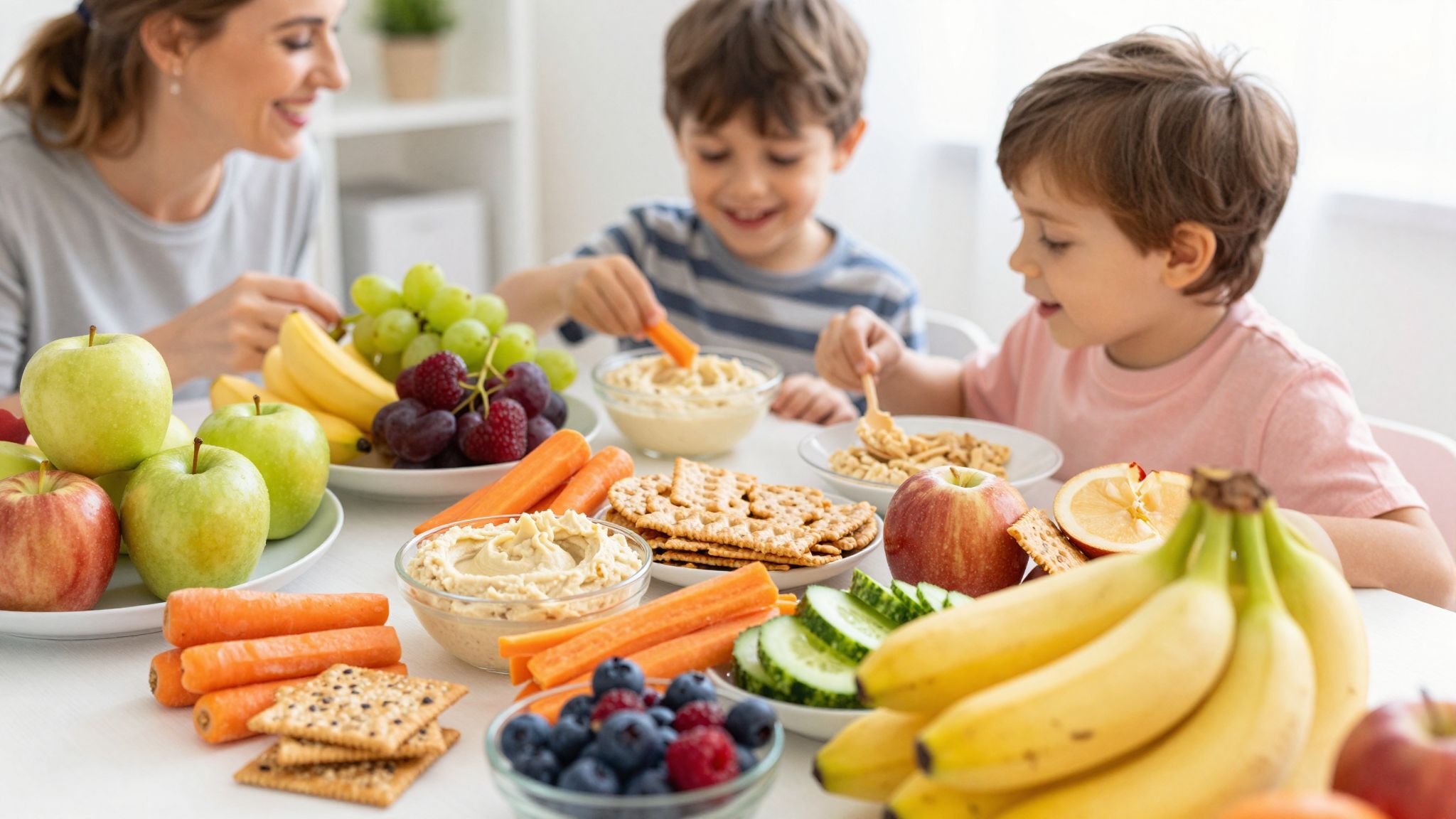 A kiegyensúlyozott uzsonna energiaszintet és jóllakottságot biztosít.