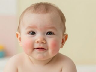 A csecsemő arcbőrének kipirosodása: lehetséges okok a tejkiütéstől az allergiáig