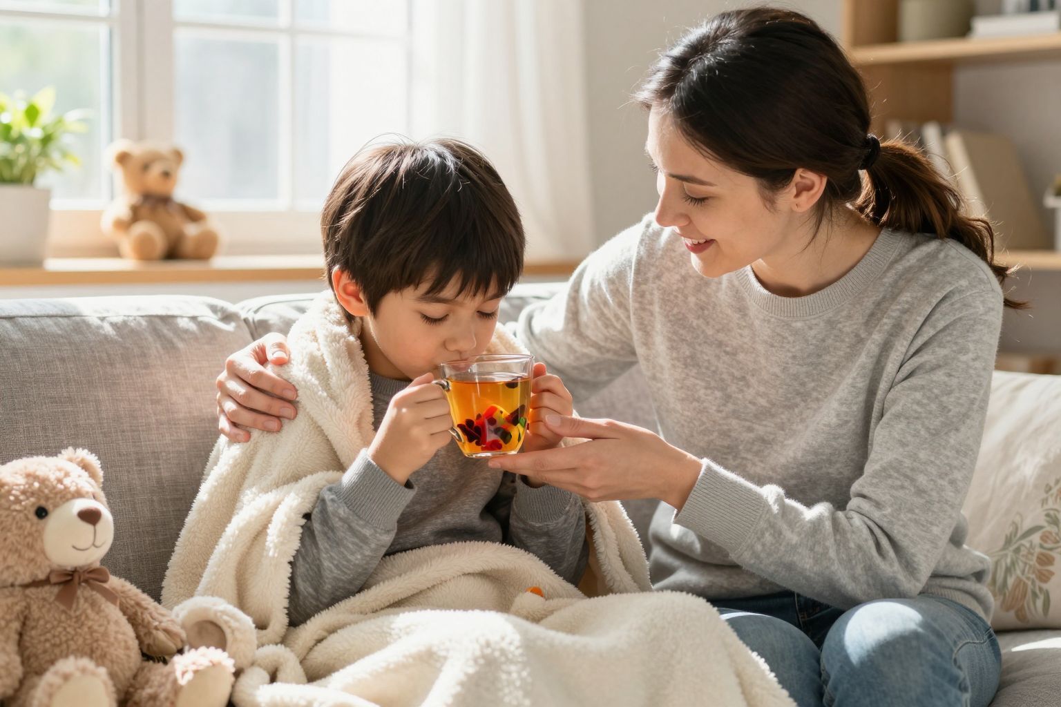 A megfelelő folyadékpótlás segít a gyógyulásban.