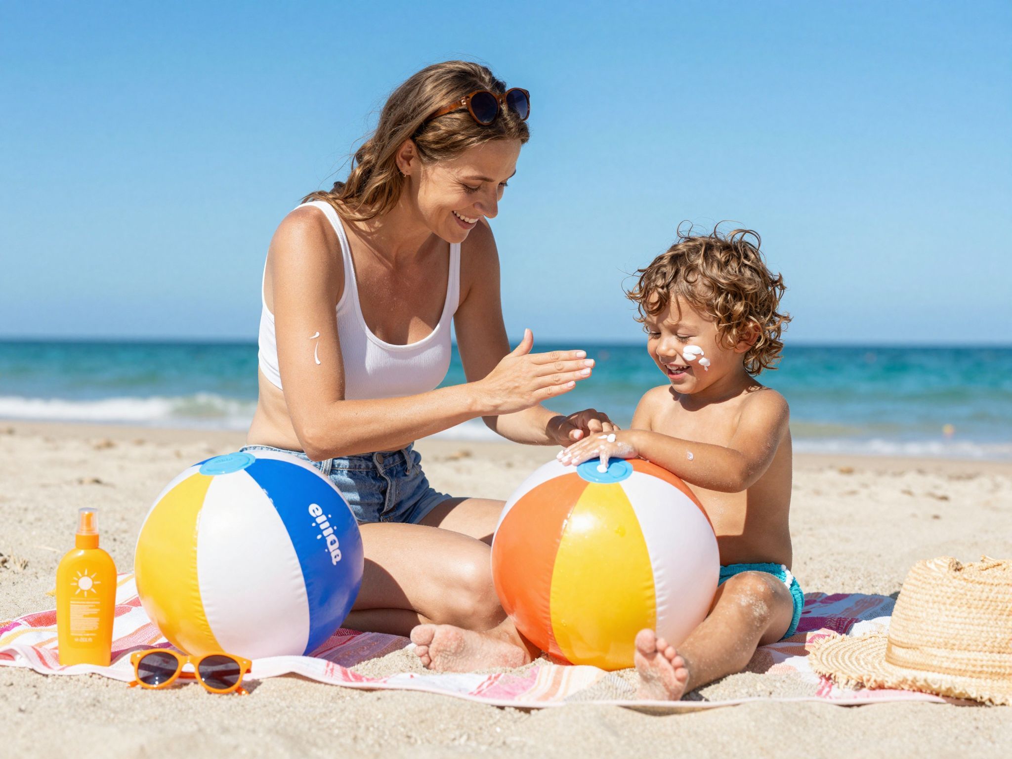 Fontos a napvédő krém egyenletes és rendszeres felvitele.