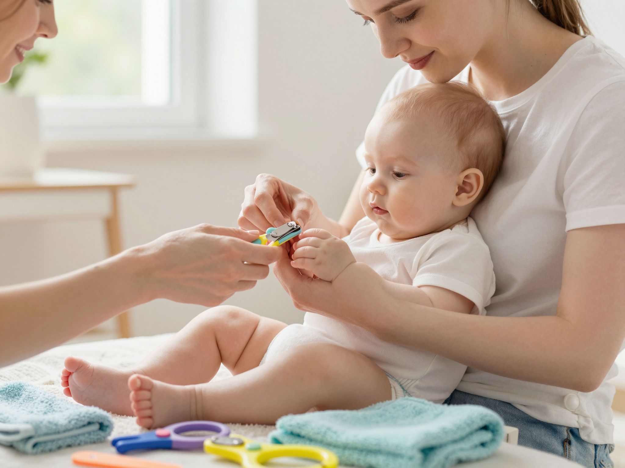A babaköröm vágásakor mindig használj biztonságos eszközöket!