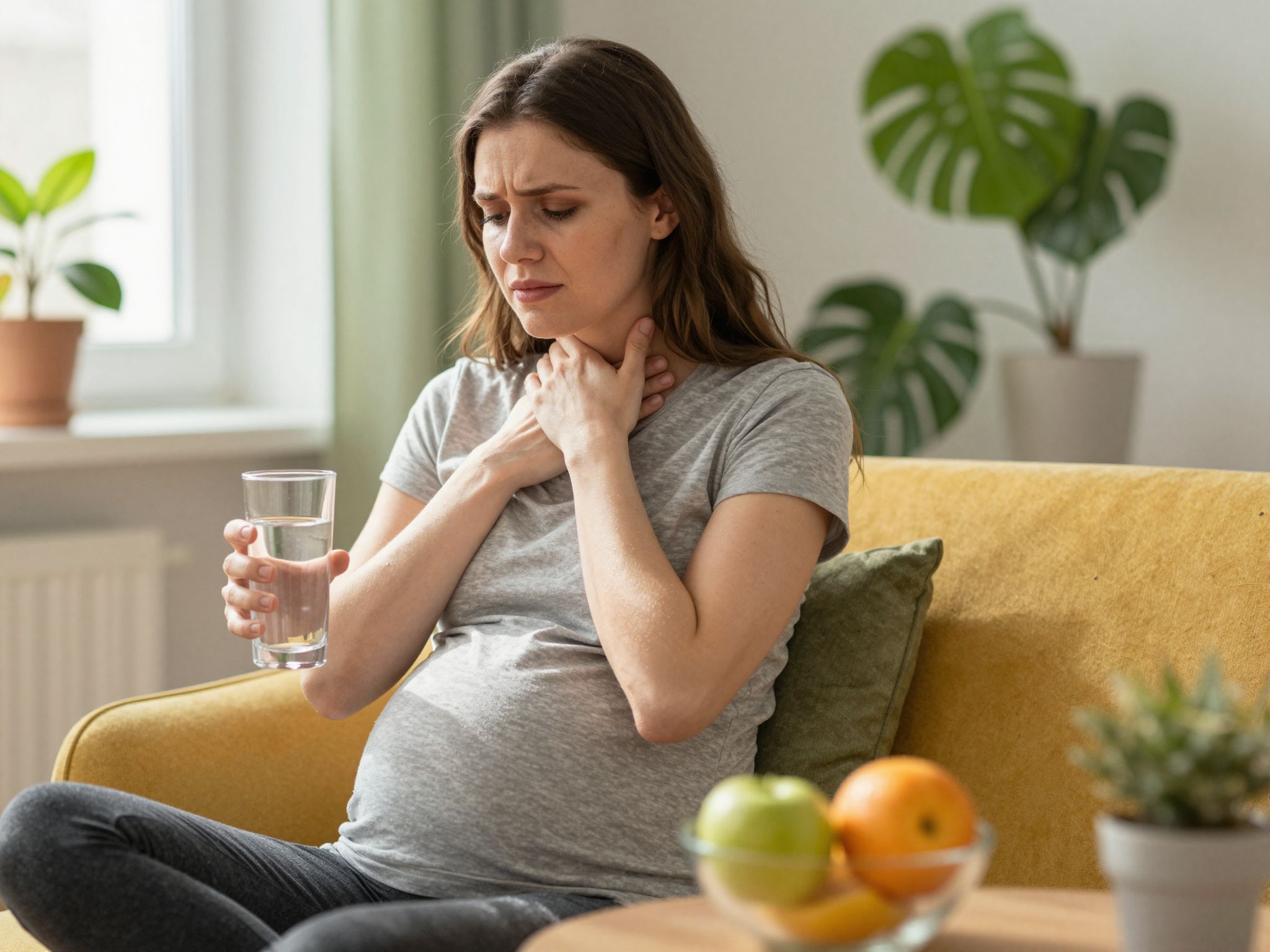 A megfelelő hidratálás csökkentheti a reflux tüneteit várandósság alatt.