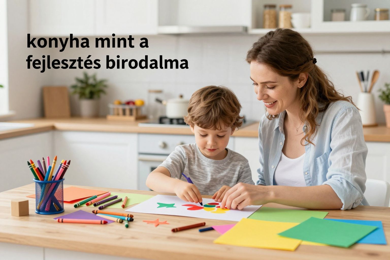 A konyhában a kreativitás és a kézügyesség együtt fejlődik.