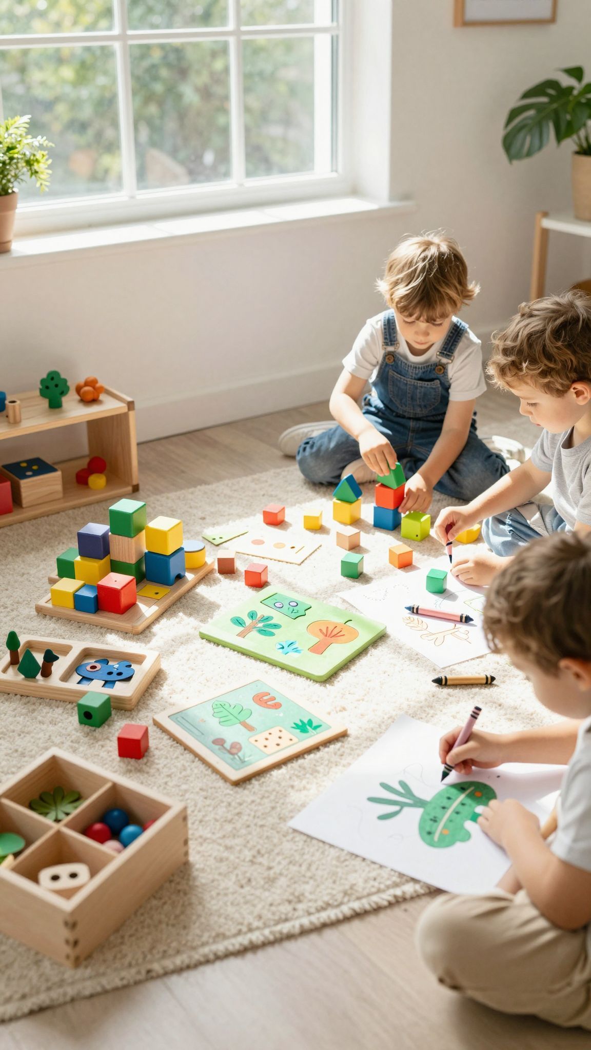 A Montessori-eszközök természetes anyagból készülnek, környezetbarátok.