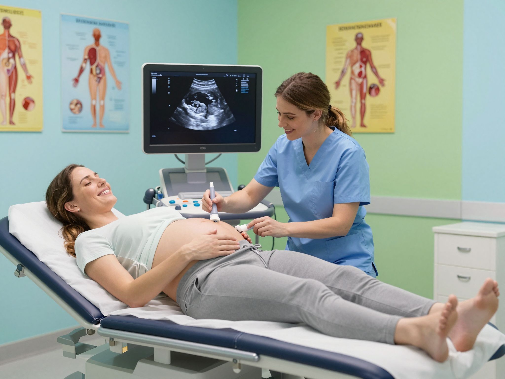 A huszadik héten a magzat részletes anatómiai vizsgálata történik.