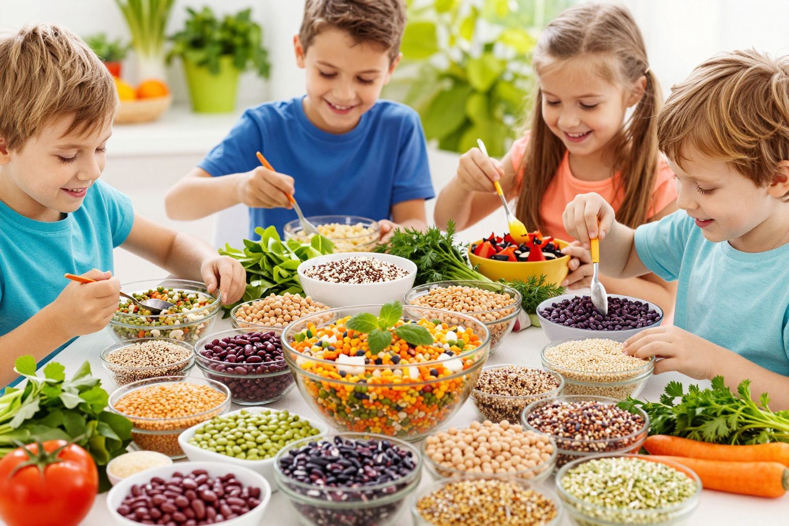 A hüvelyesek és gabonák gazdag növényi vasforrások.