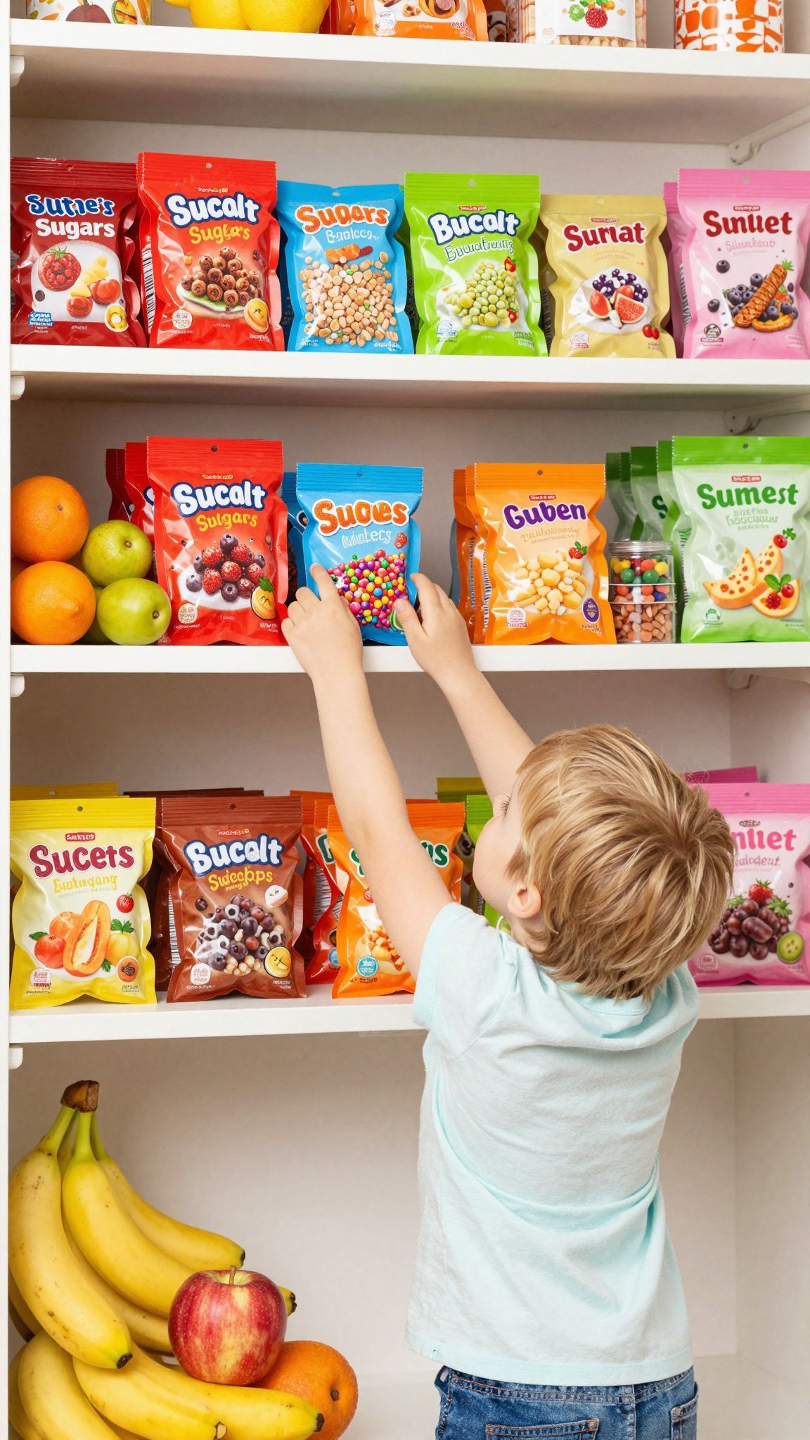 A rejtett cukrok egészségtelenek lehetnek a gyerekek számára.