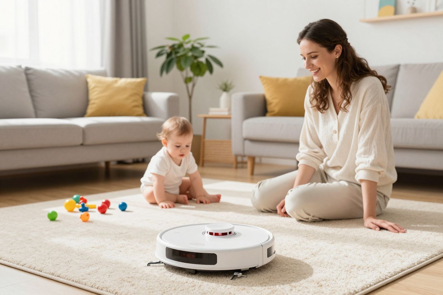 A robotporszívó időt takarít meg, így több időt nyersz.