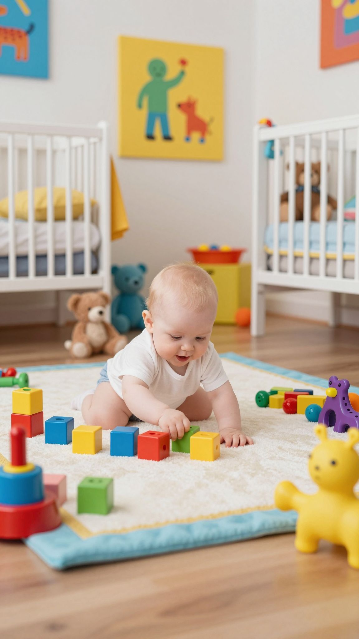 A színek erősen befolyásolják a babák hangulatát.