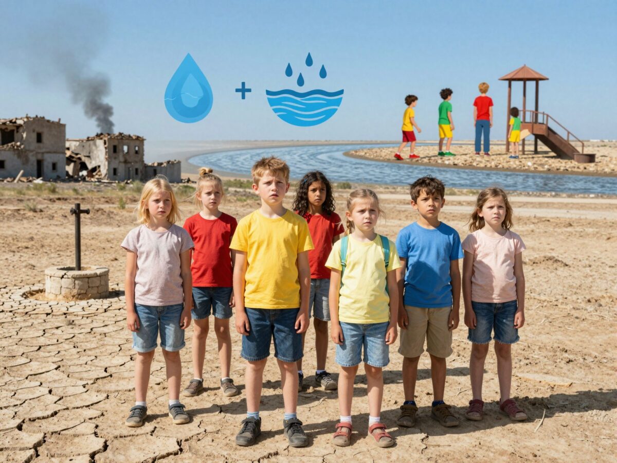 A világ nagy problémái gyerek szemmel: Vízhiány, háborúk és esélyegyenlőtlenség