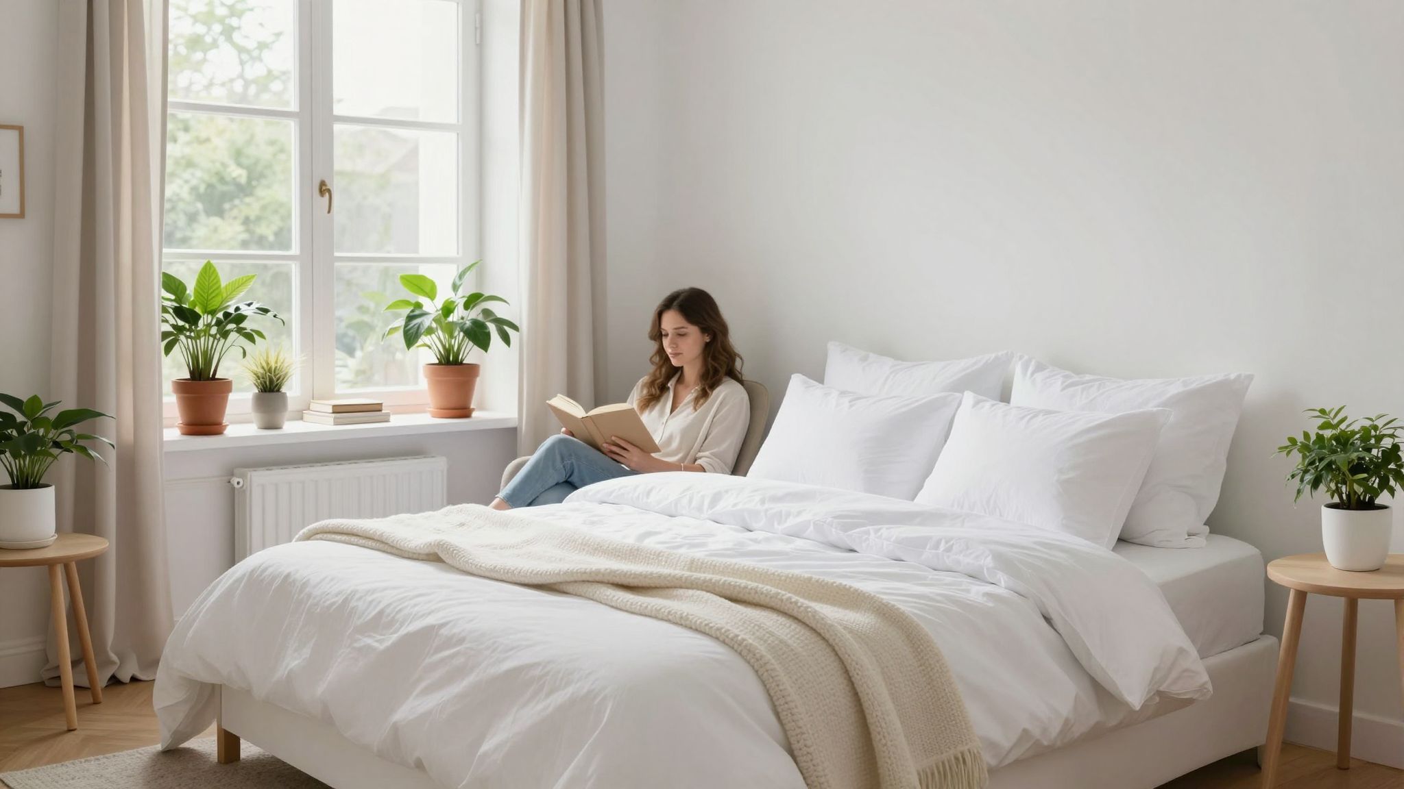 Az esztétikus alvási környezet javítja a pihenés minőségét.