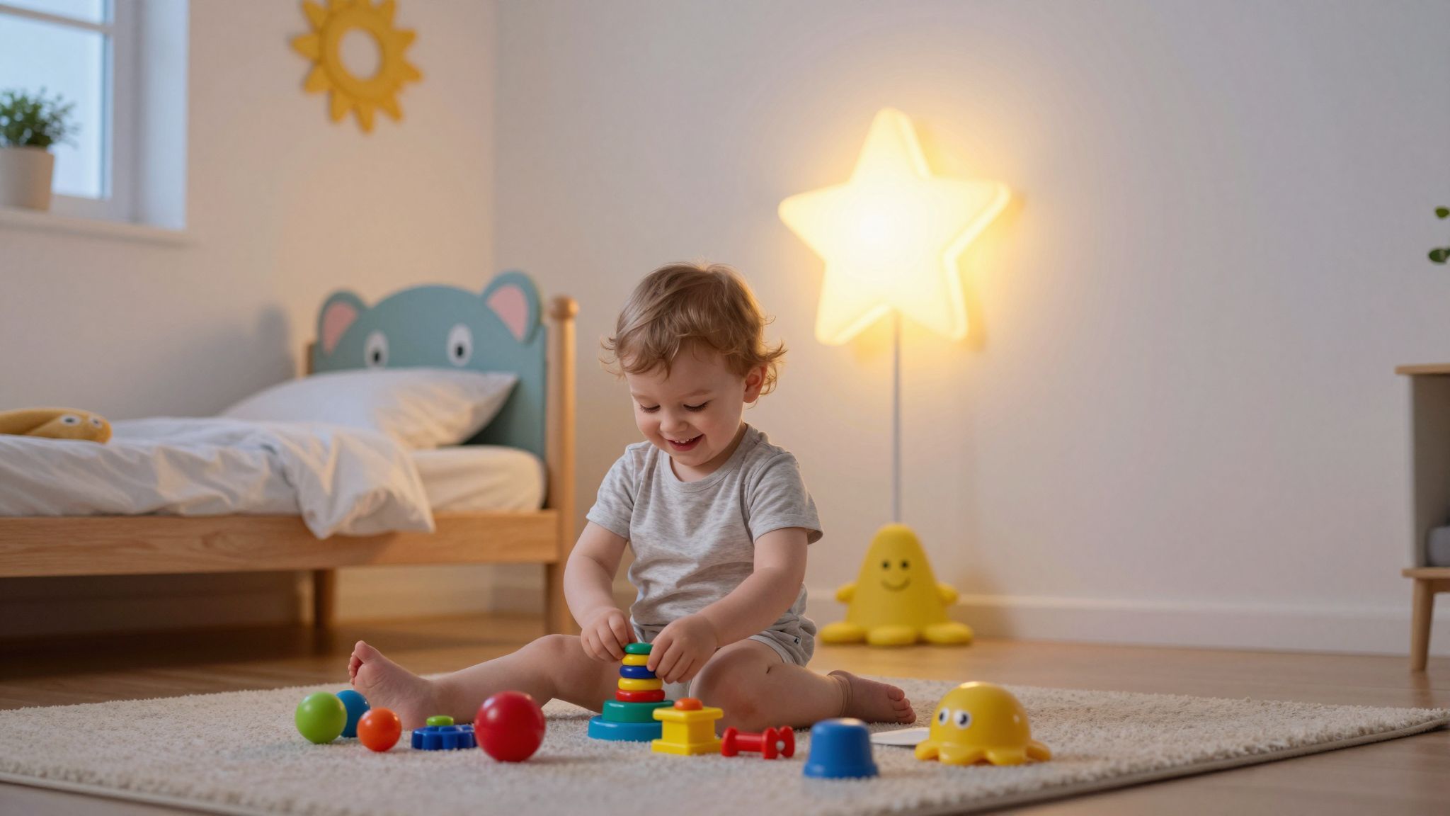 Az éjszakai szobatisztaság gyakran később alakul ki.