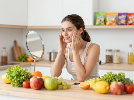 Az étkezés hatása a bőrre: a cukor és a feldolgozott élelmiszerek gyorsítják a ráncosodást