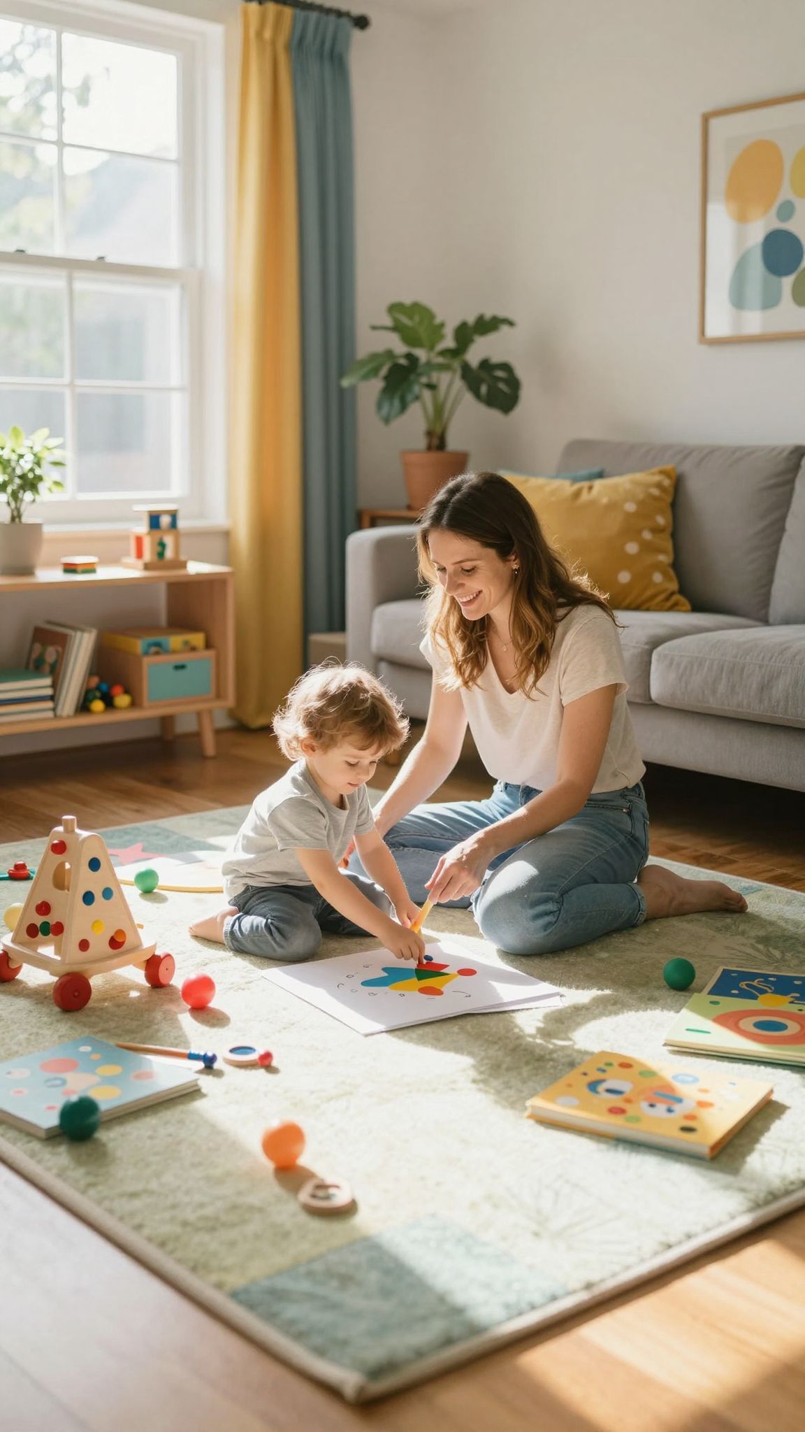 Az otthoni környezet a gyermek kreativitását serkenti.