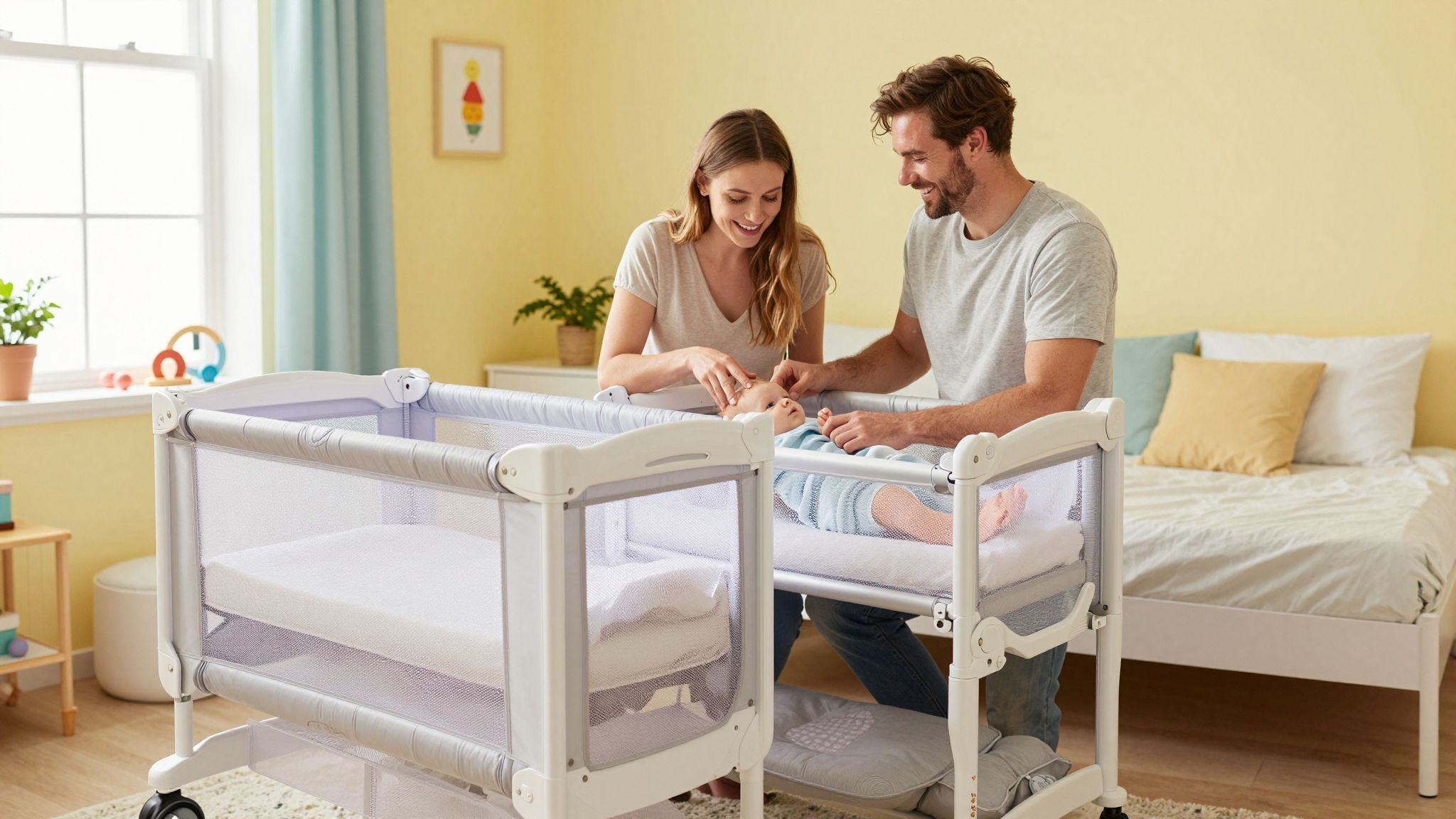 A babaöböl biztonságosabb alvást biztosít a szülőknek.