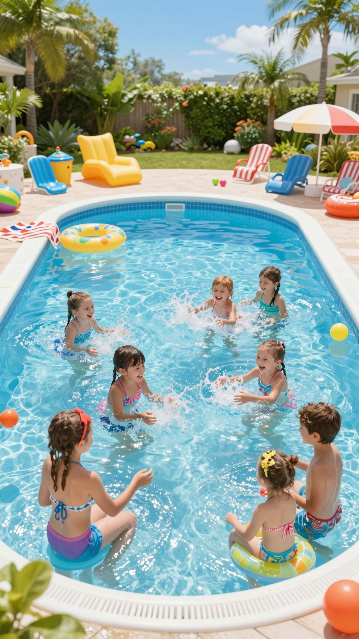 A medence tisztasága elengedhetetlen a biztonságos fürdéshez.