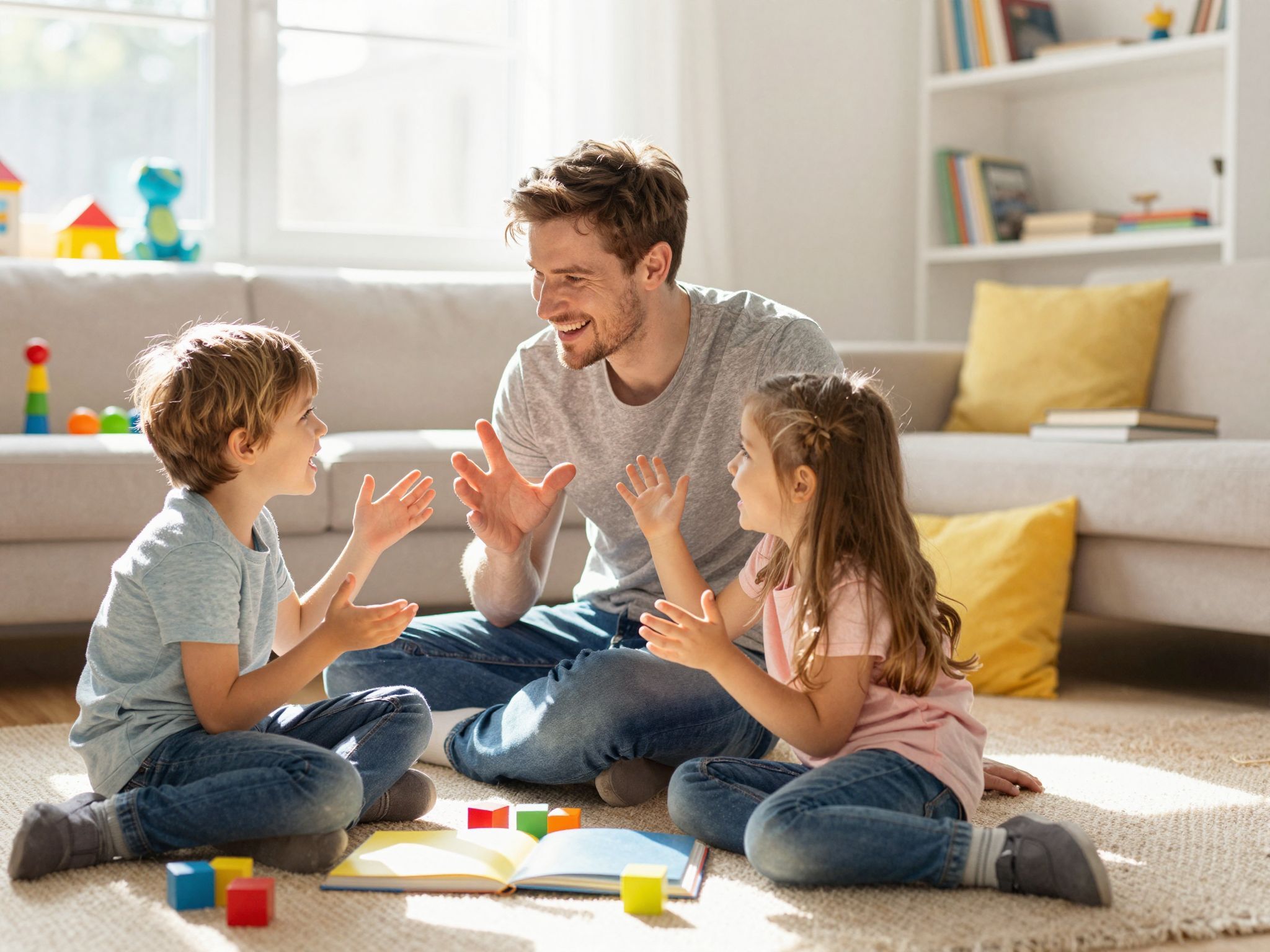 A játék segít a kisgyermekekkel való hatékony kommunikációban.