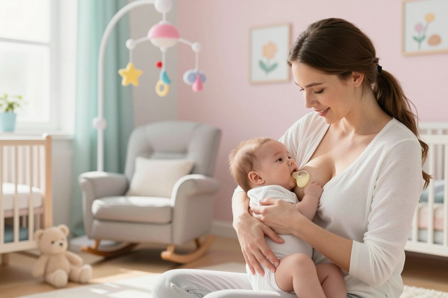 A kisbaba elárasztása zavarja az étkezési rutinját.