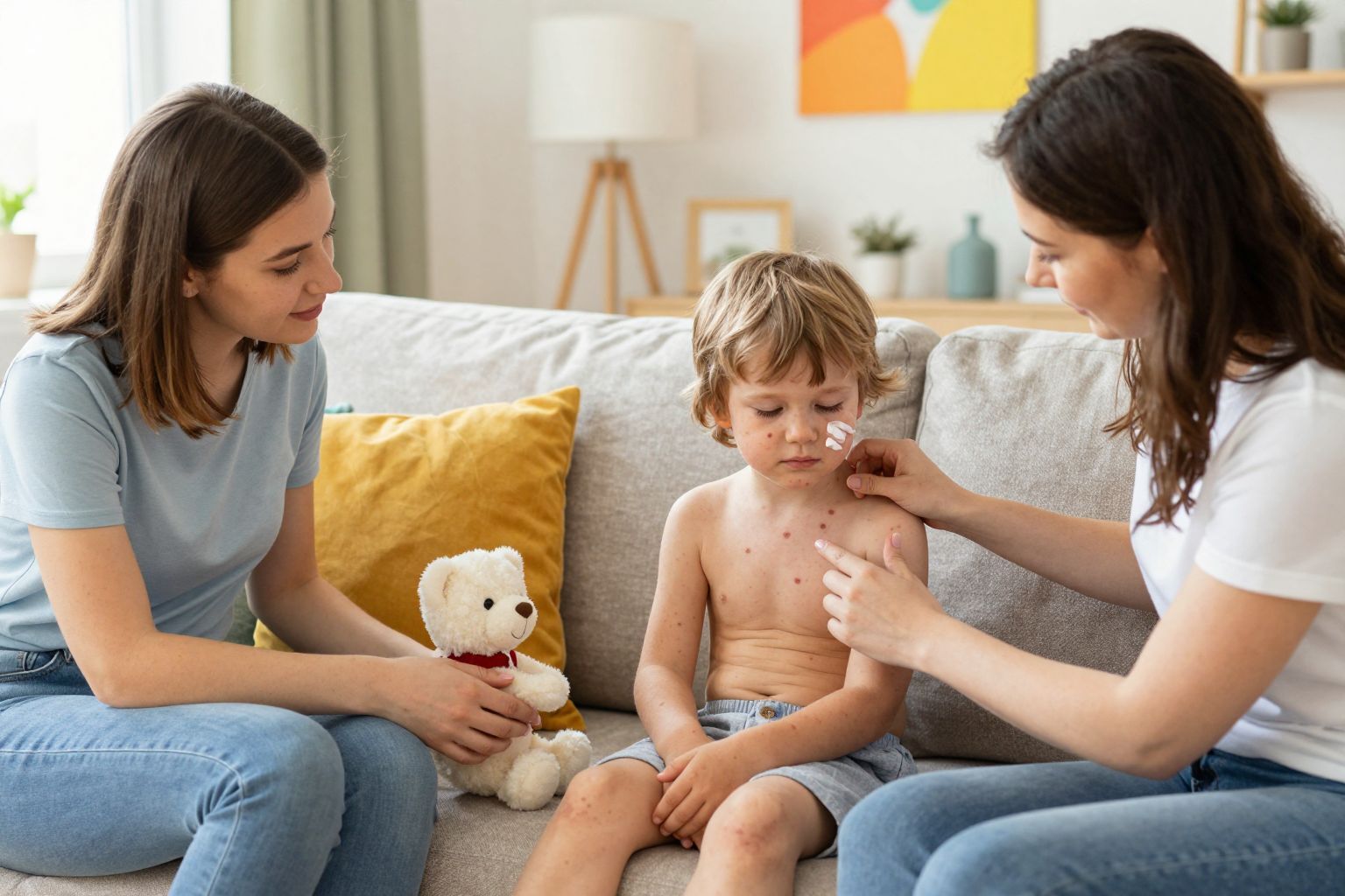 A bárányhimlő kezelése tüneti, lázcsillapítóval és hidratálással segíthet.