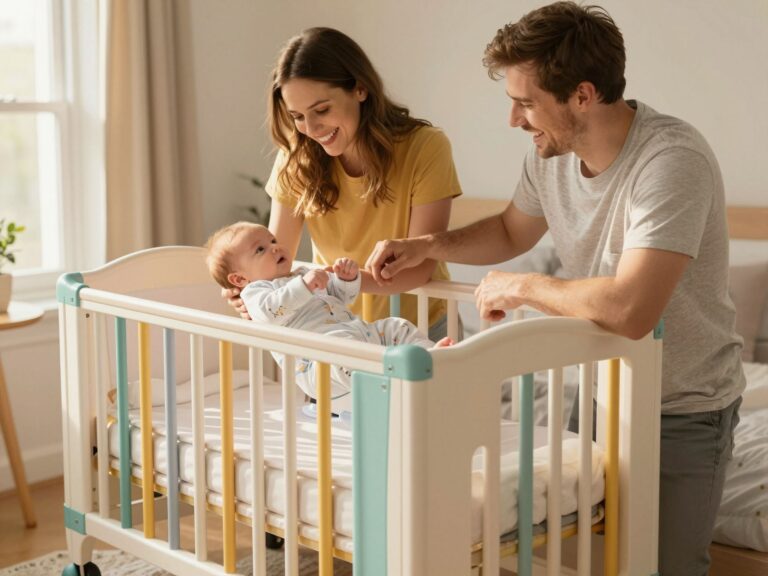 Így működik a babaöböl: minden, amit tudnod kell a szülői ágyhoz csatolható kiságyról