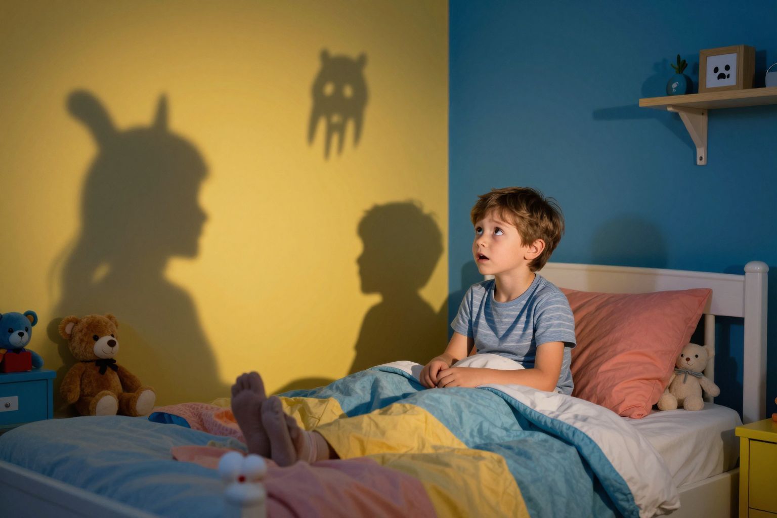 Az árnyékok elkerüléséhez világos szobát érdemes berendezni.