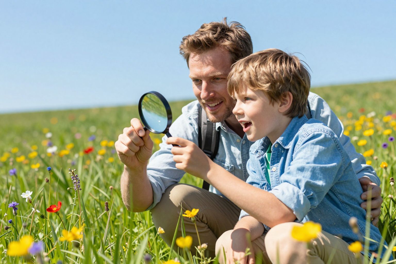 A természet felfedezése erősíti a szülő-gyerek kapcsolatot.
