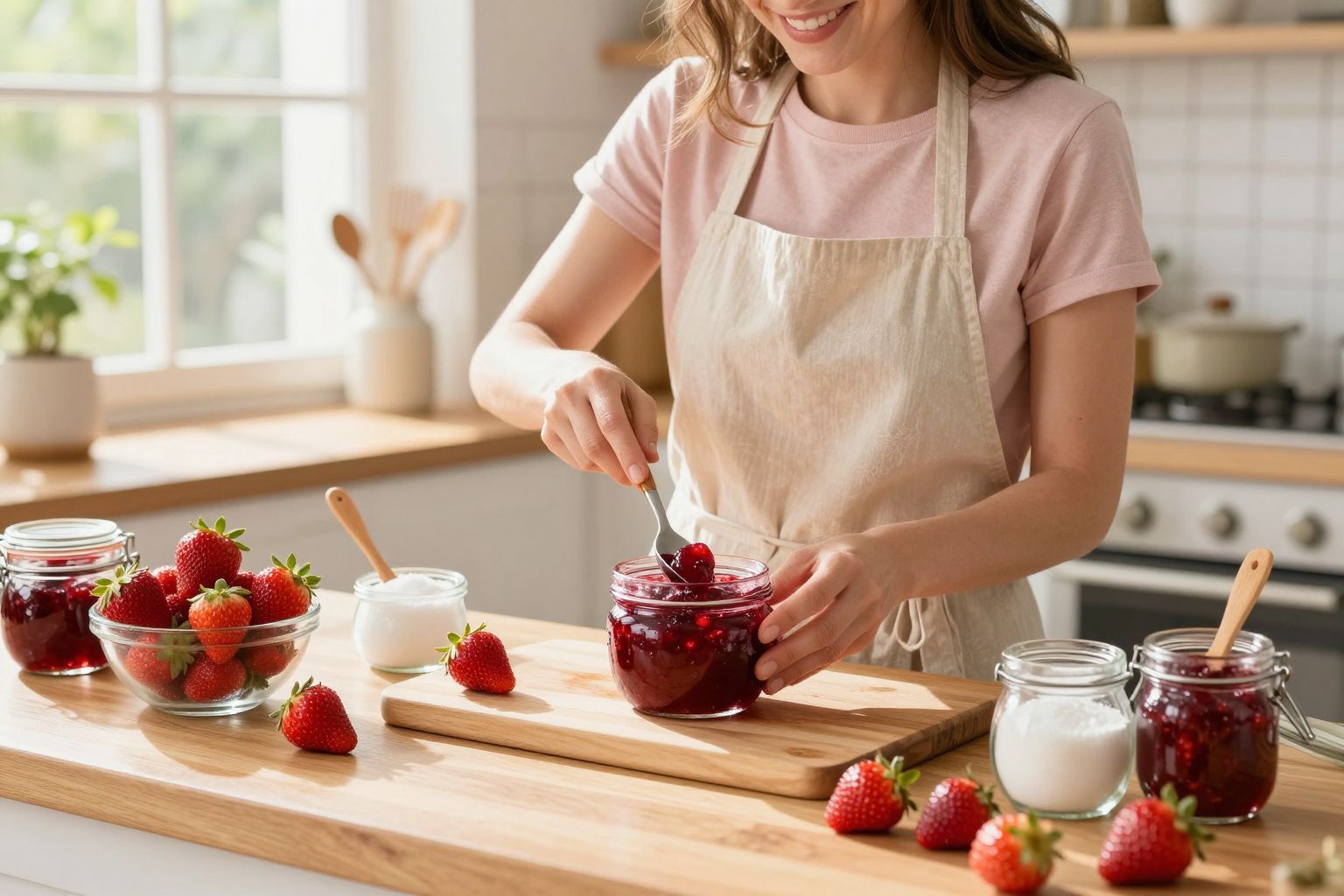A friss eper a legjobb íz érdekében.