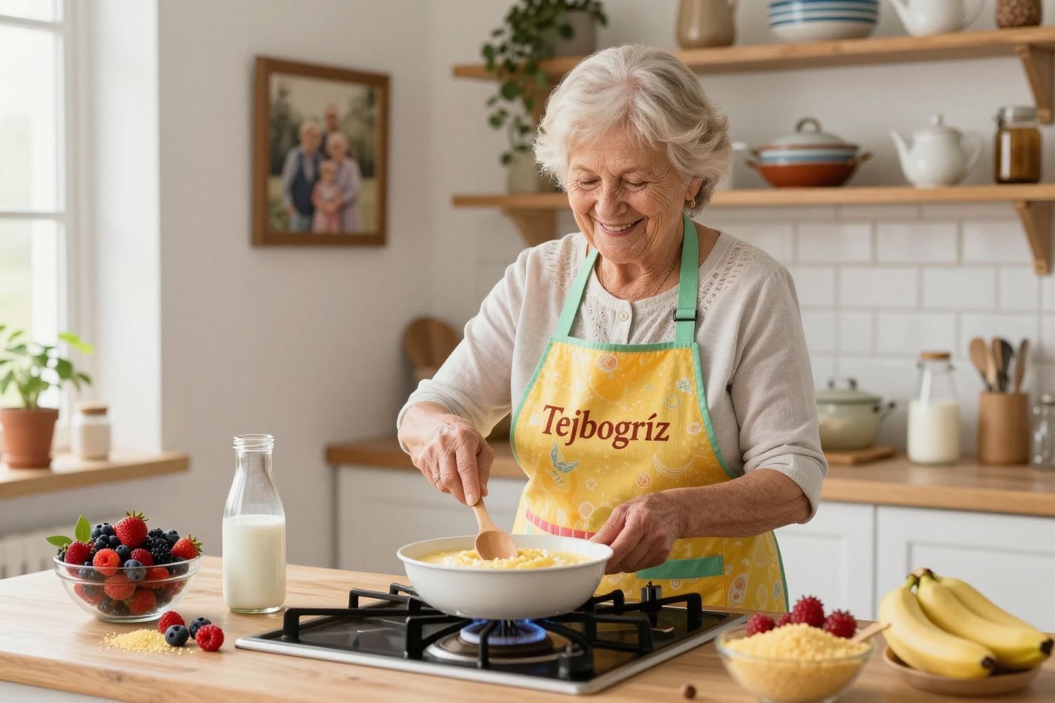 A tejbegríz a nagymama konyhájának nosztalgikus íze.