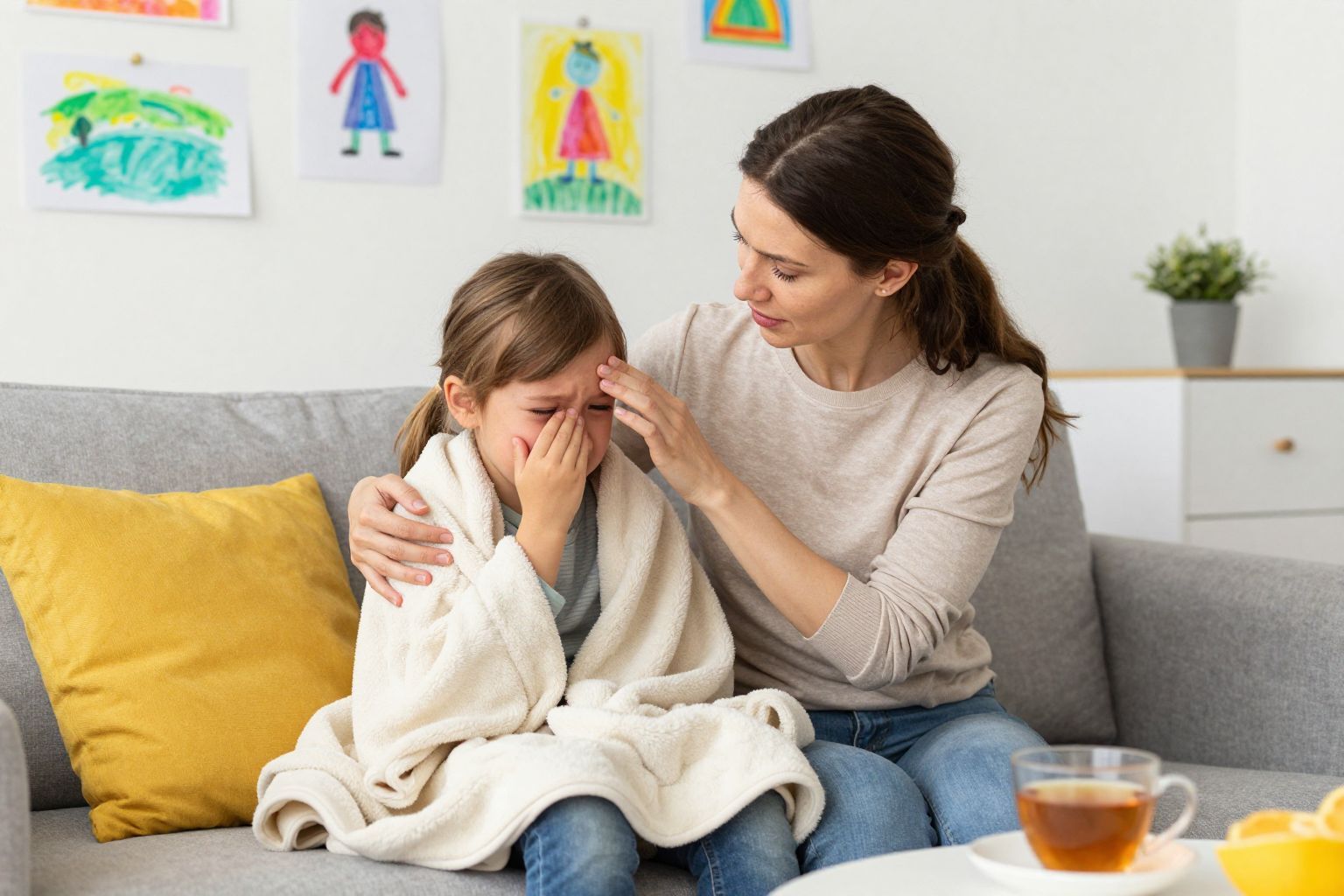 A megfázás lassúbb, míg az influenza hirtelen kezdődik.