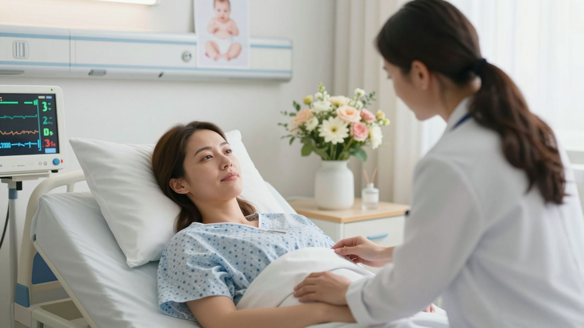 A császármetszés szükségessége a magzat állapotától függ.