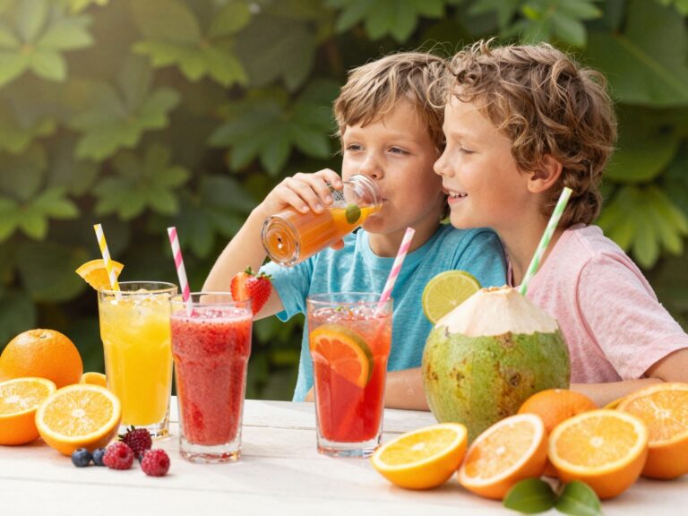 Ne csak vizet igyon a gyerek a hőségben: a legjobb folyadékpótló italok