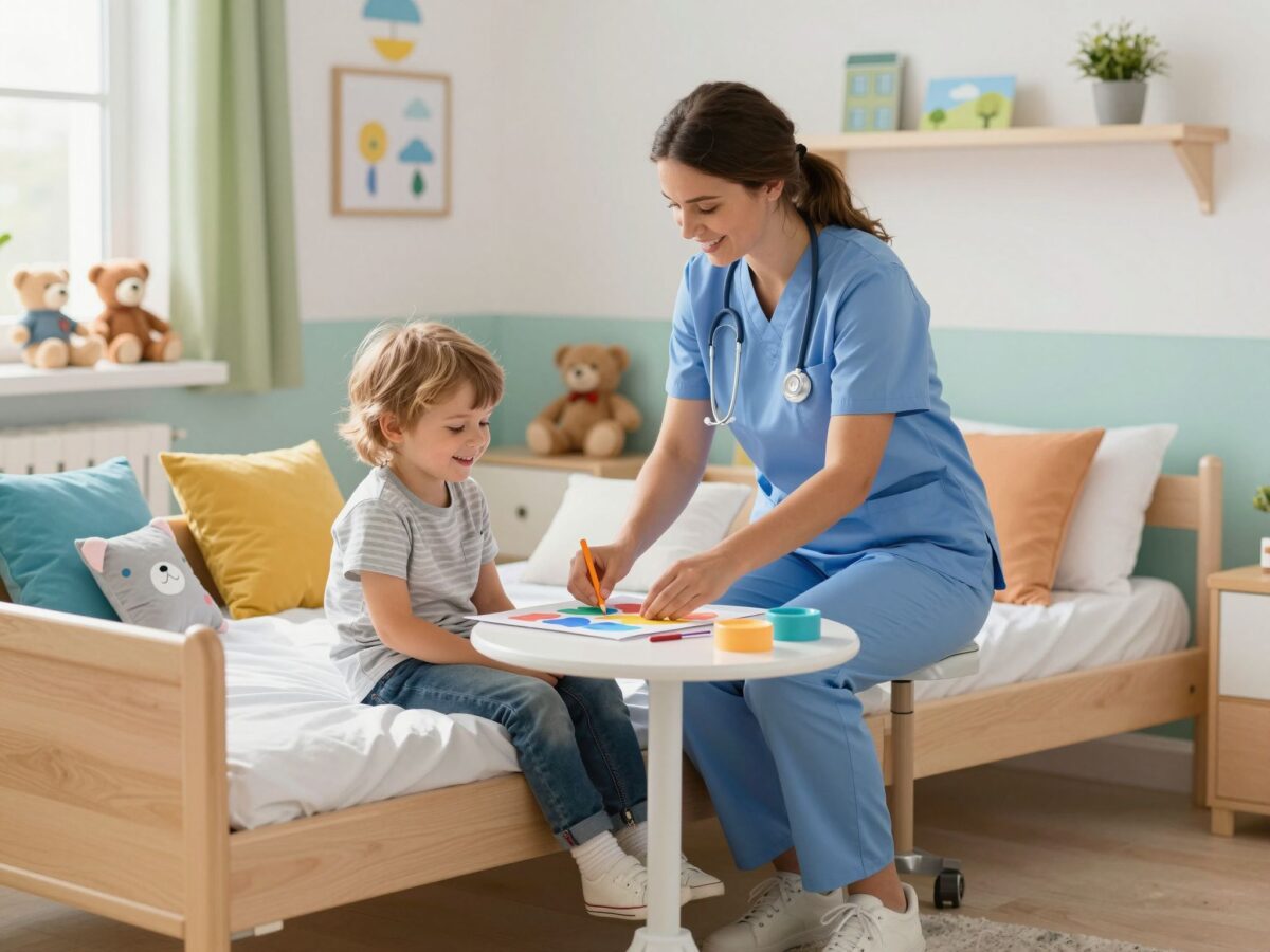 Tegyük otthonosabbá a kórházat: a gyerekszobák fontossága a beteg gyerekek számára