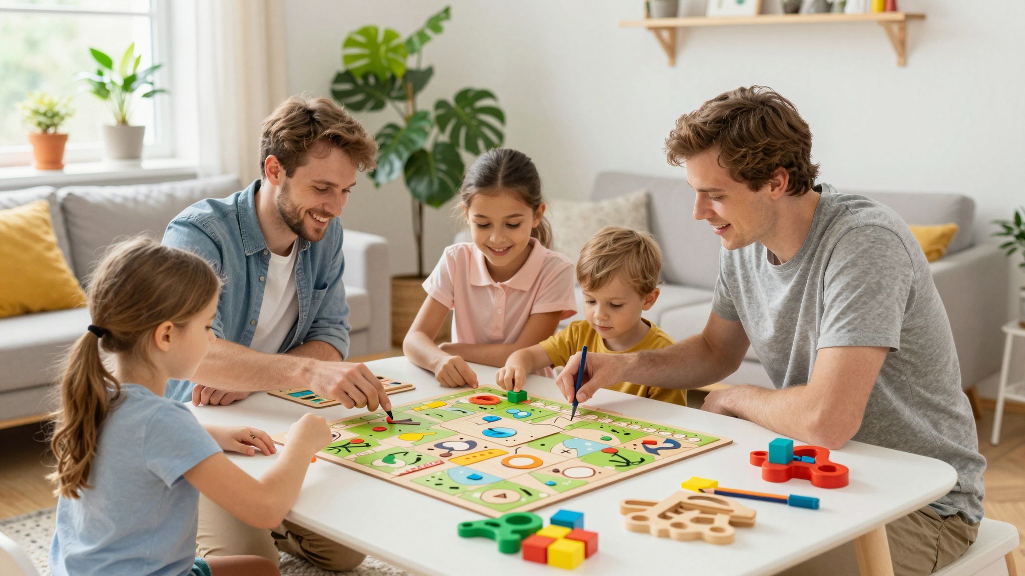 A tudatos játék fejleszti a gyerekek kreativitását.