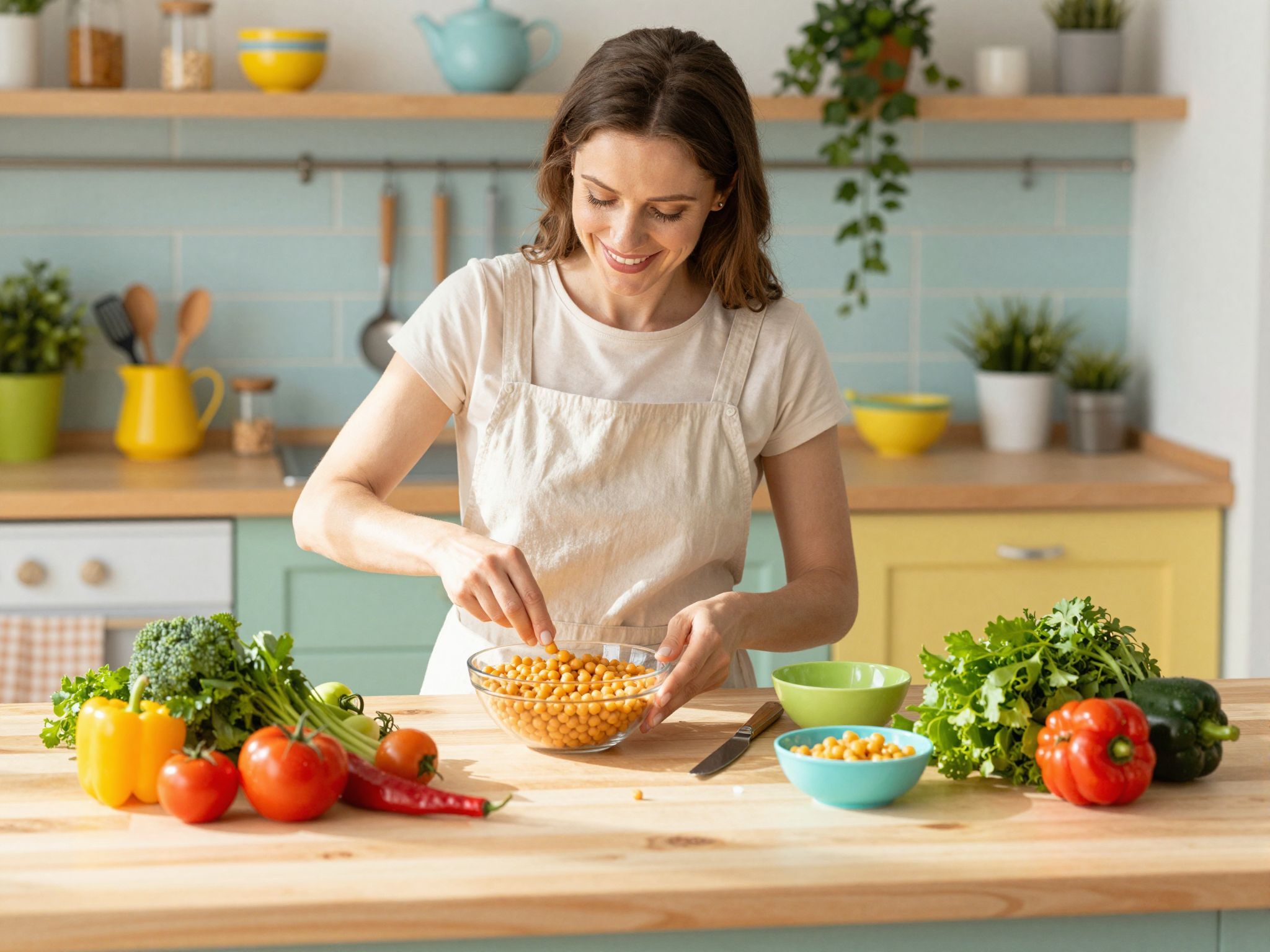 A csicseriborsó gazdag fehérjében és rostban, tápláló választás.