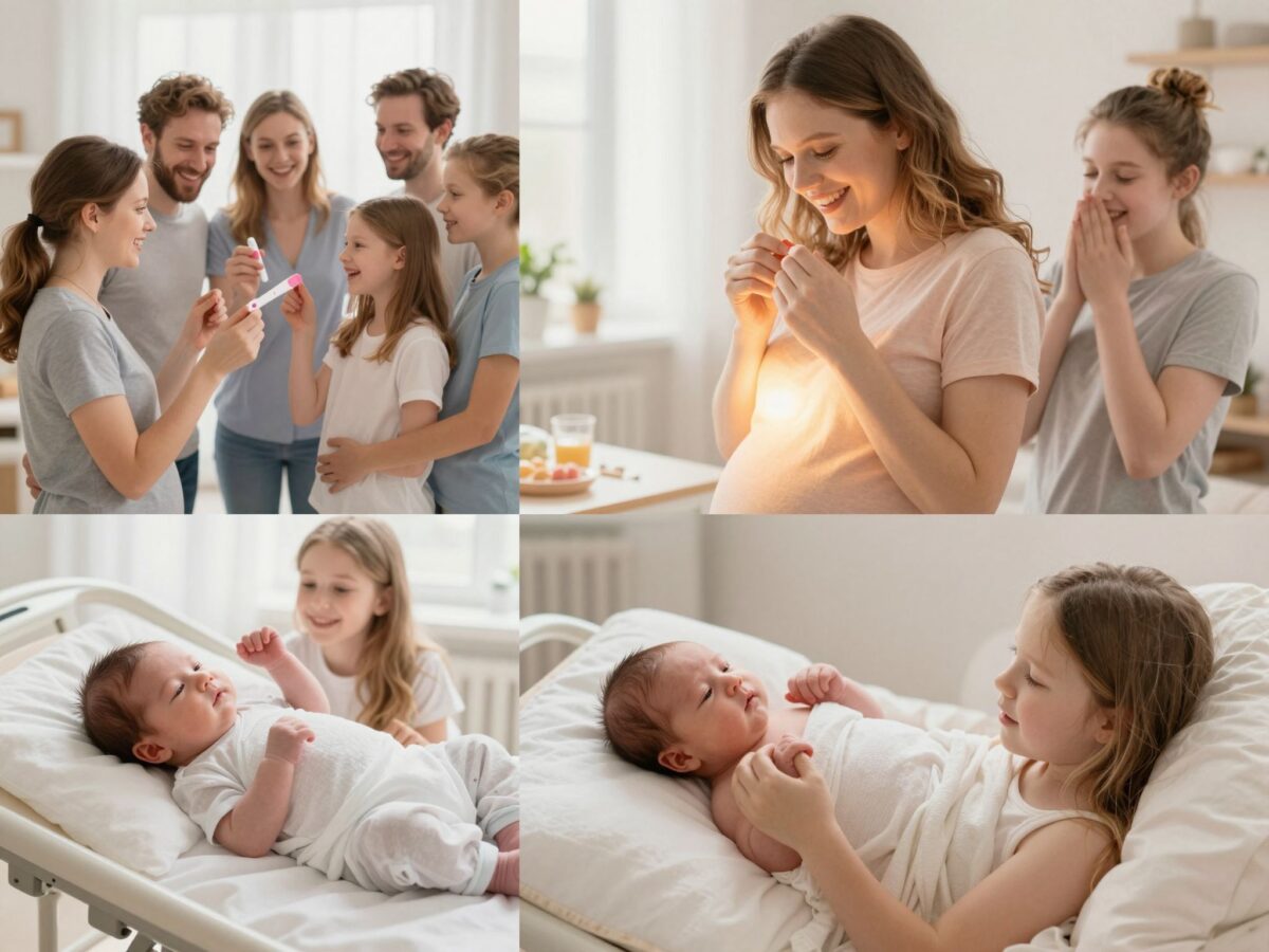 A fogantatástól a születésig: a gyermek útja