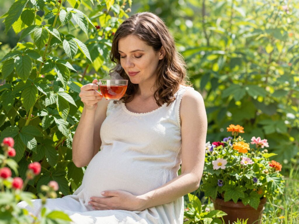A málnalevél tea hatása a terhesség végén: tények és tévhitek