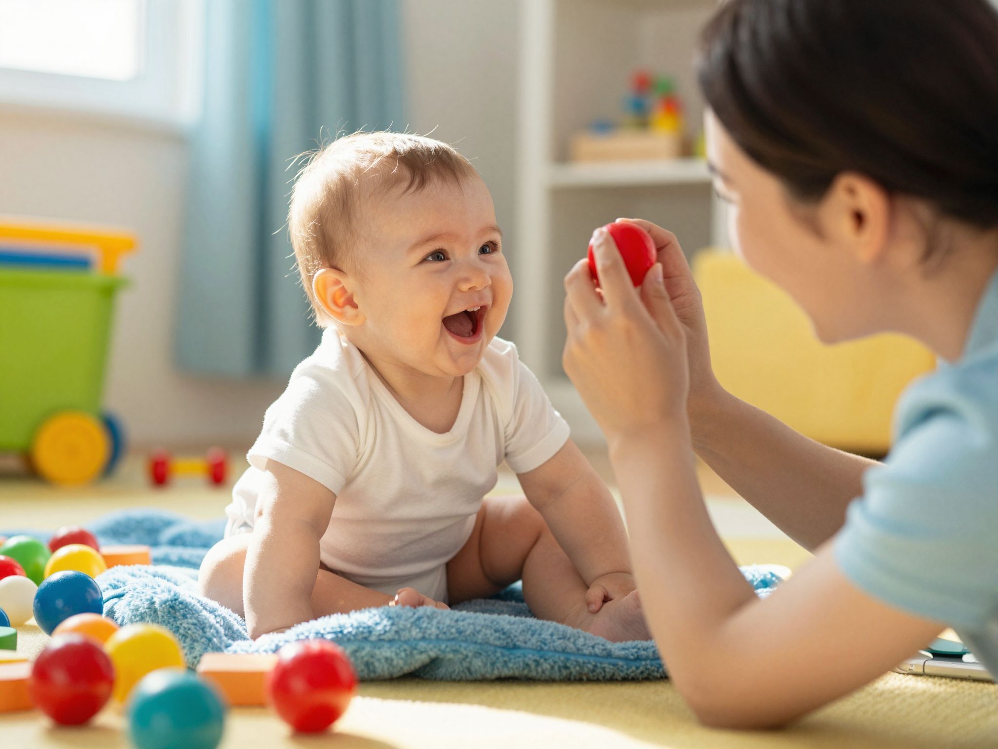 A kukucs-játék segíti a babák szociális fejlődését.