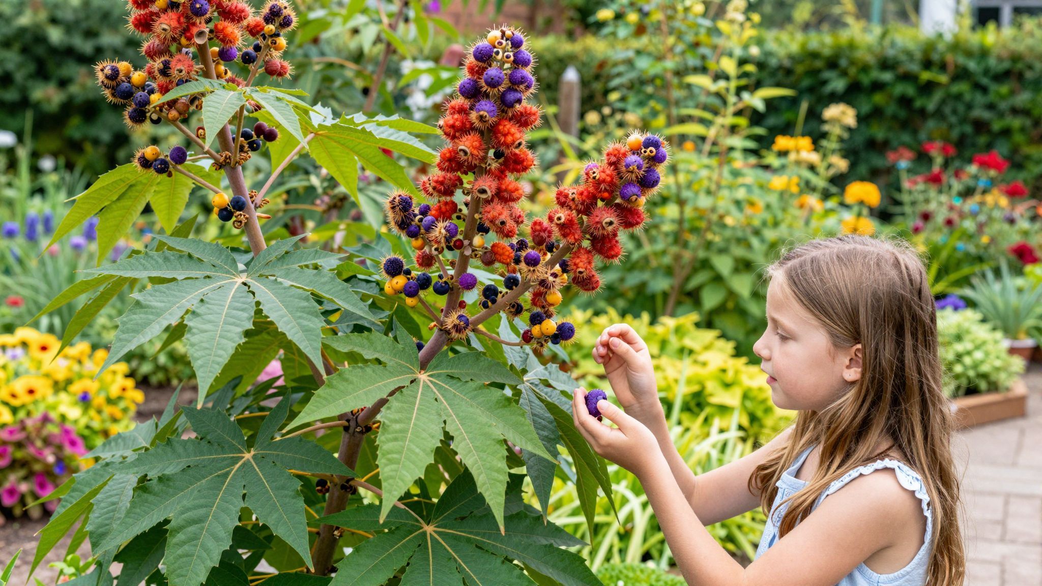 A ricinus magja rendkívül mérgező, figyelmesen kezelendő!