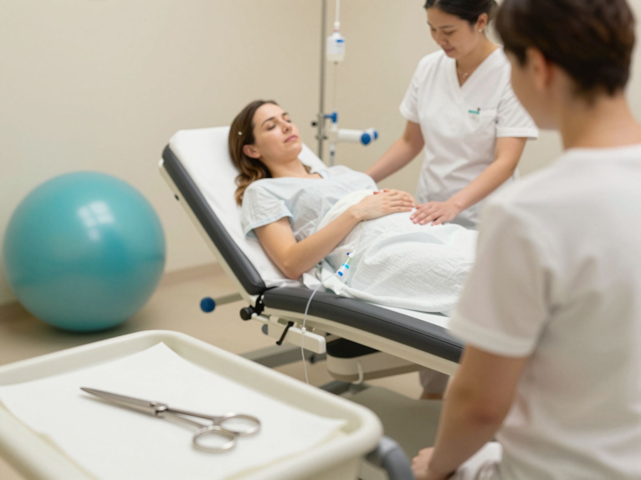 A vízben szülés segíti a fájdalomcsillapítást és relaxációt.