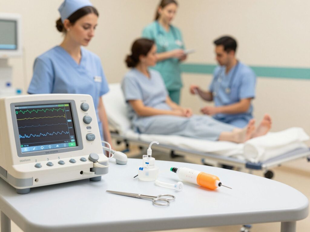 CTG, epidurális kanül, gátmetsző olló: ismerd meg a szülőszobai eszközöket