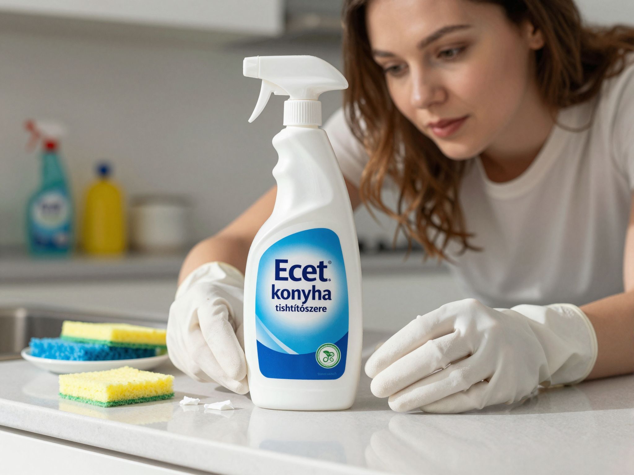 Az ecet hatékonyan eltávolítja a ragasztónyomokat is.
