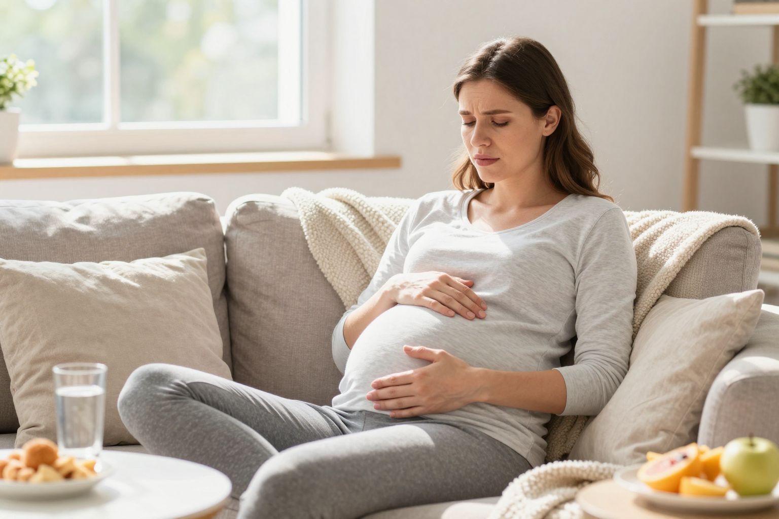 A hormonális változások gyakori rosszullétekhez vezethetnek a harmadik trimeszterben.
