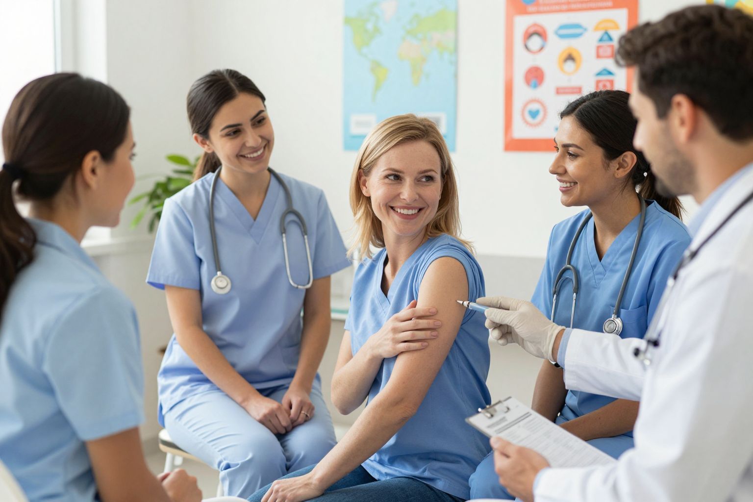 A HPV-oltás csökkenti a méhnyakrák rizikóját.