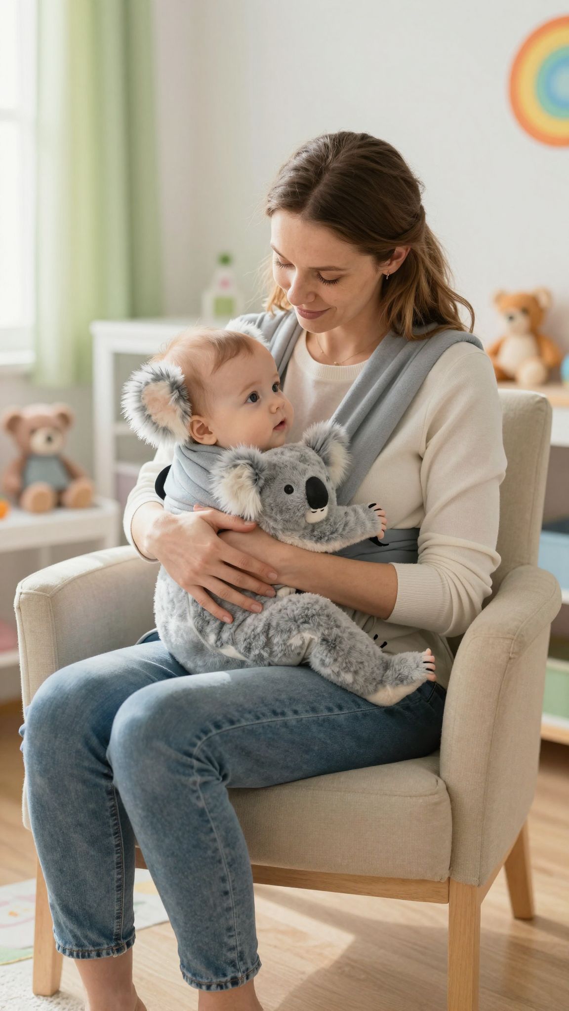 A koala tartás segíthet a baba aktívabb szopásában.