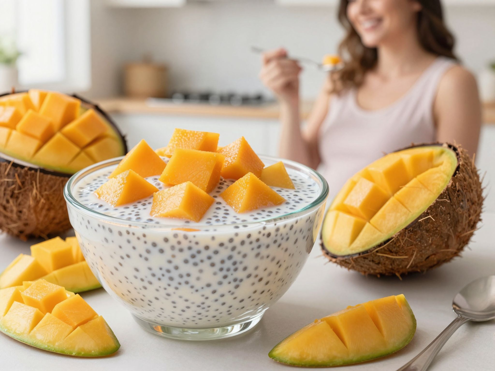 A kókusztejes chiapuding gazdag omega-3 zsírsavakban.