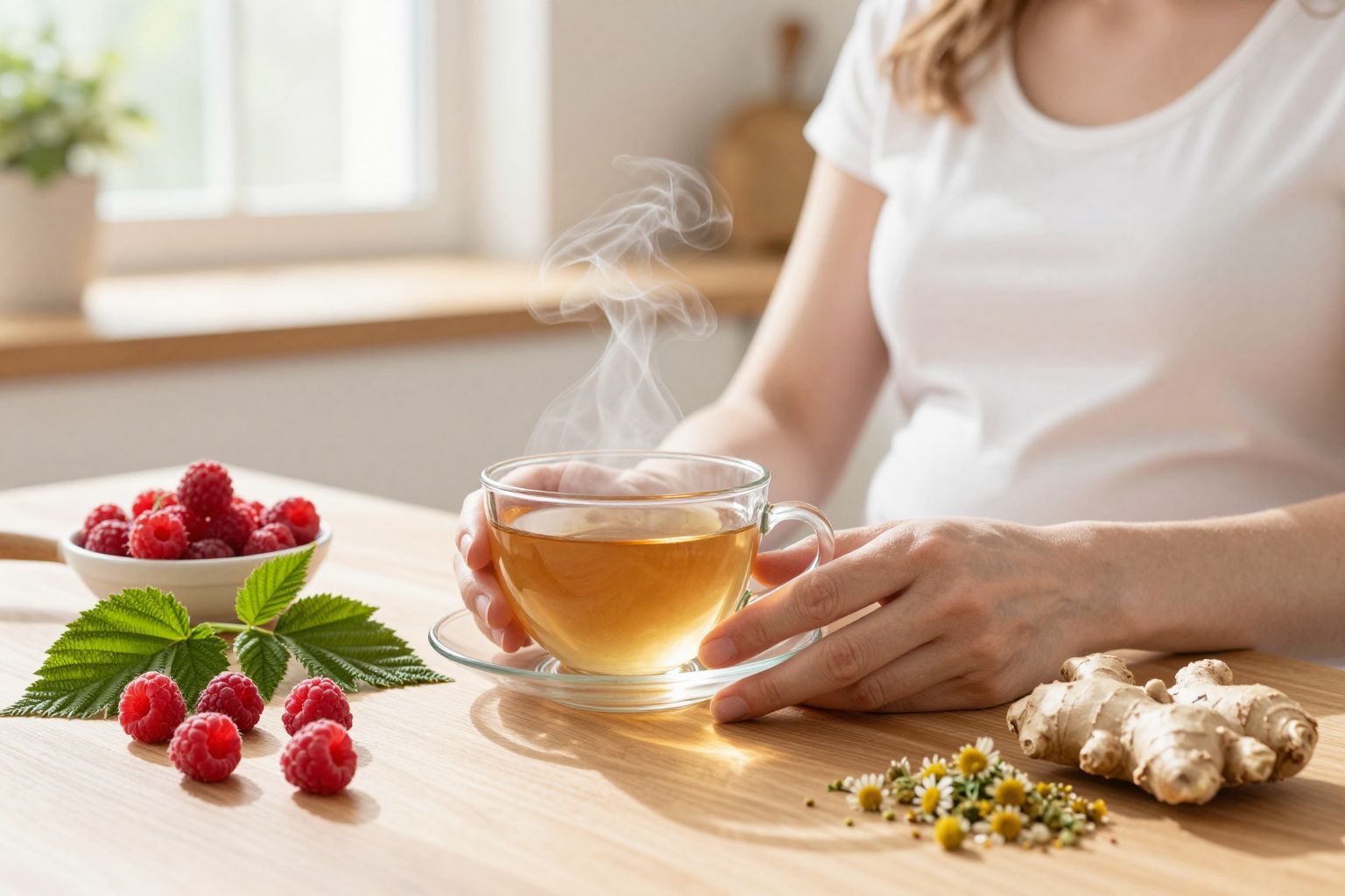 A málnalevél tea segíti a szülés előkészítését természetesen.