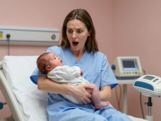 Megdöbbentő történet: az anya csak a szülőszobán tudta meg, hogy babát várt