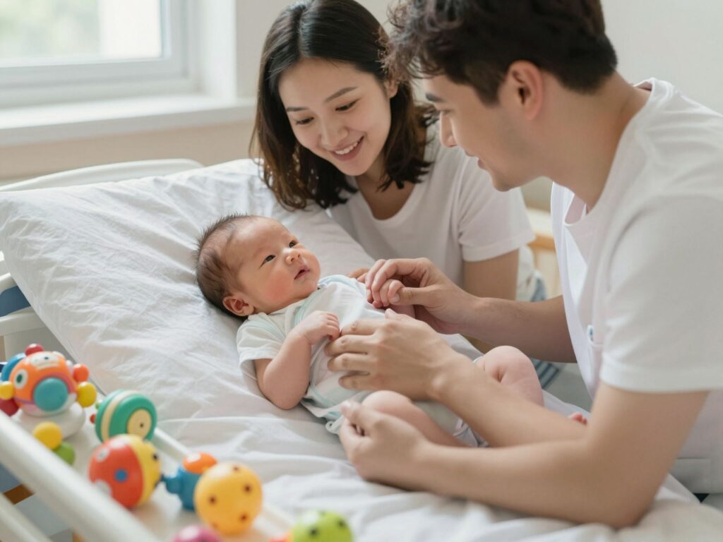Milyen vizsgálatok várnak a babára az első napokban és hetekben?
